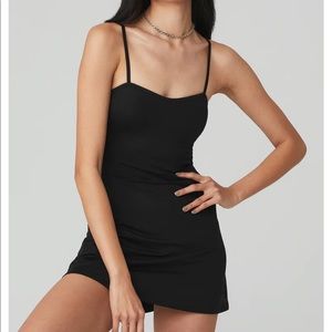 Alo Yoga : Alosoft Courtside Tennis Dress - Black -XXS